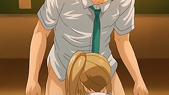 A Horny Blonde Hentai Girl Gets Wild And Has Sex With Her Teacher In An Animated Video